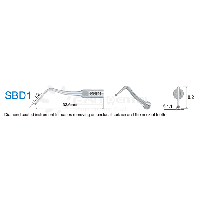 Cavity Preparation Scaling Tip SBD1 For SATELEC