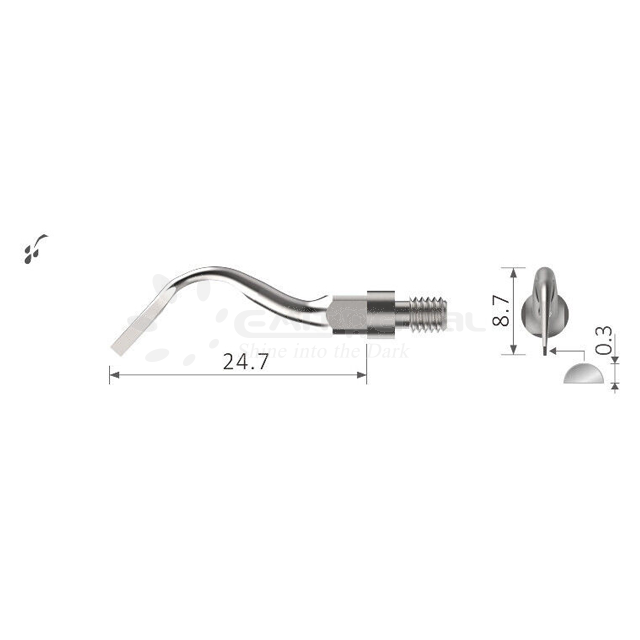 Scaler Tip sr2L ZEG Tip Fits Sirona SiroSonic 