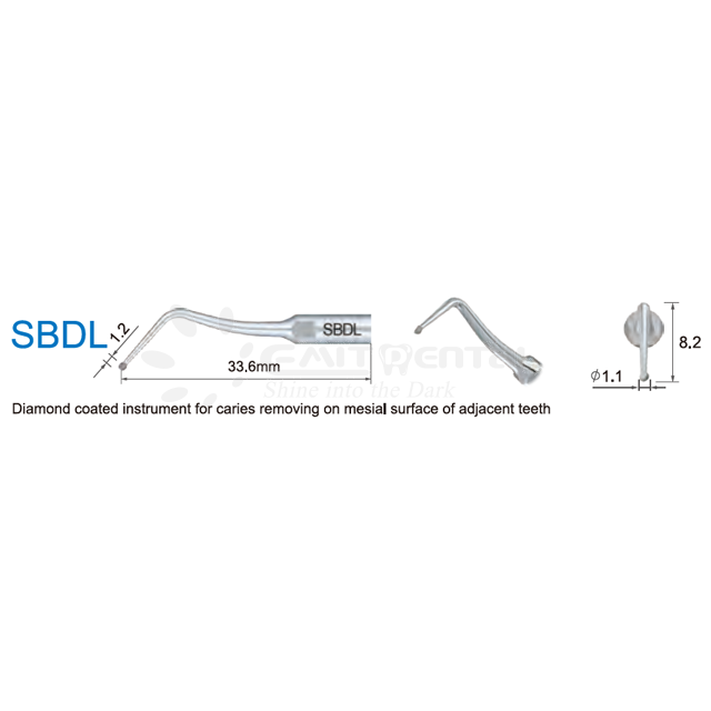 Cavity Preparation Scaling Tip SBDL For SATELEC