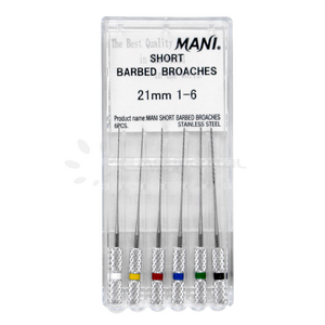 Mani Short Barbed Broaches 21mm #2 Original