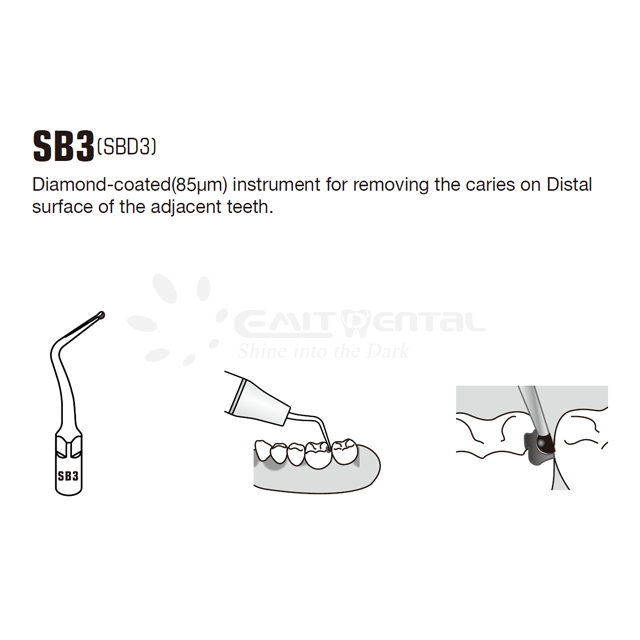 Cavity Preparation Scaling Tip SB3 For EMS