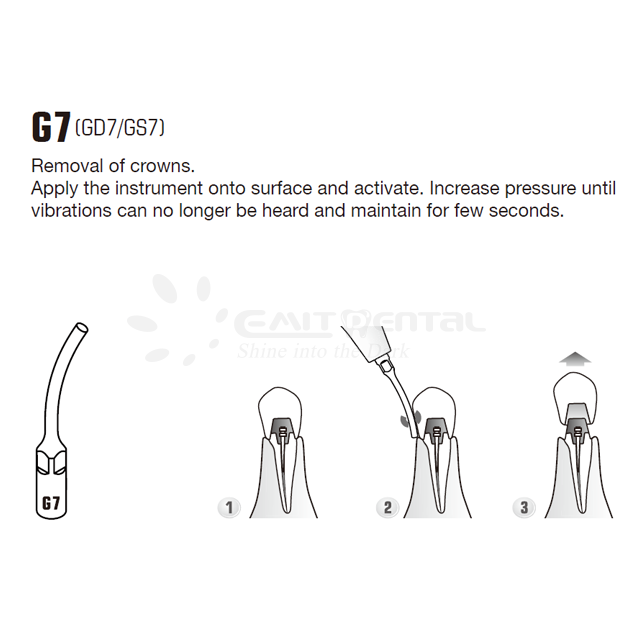 Scaling Tip GS7 for Sirona SiroSonic